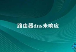 路由器dns未响应(如何解决路由器DNS未响应)