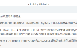 SelectKey怎么在Mybatis中应用