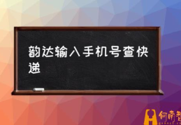 韵达输入手机号查快递(韵达快递单号怎么看？)