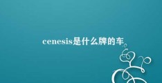 cenesis是什么牌的车(比亚迪公司的秦Pro)