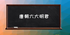 唐朝六大明君(唐朝明君排名？)