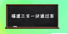 福建三支一扶通过率(福建三支一扶审核标准？)