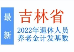 2022年吉林省养老金计发基数(属于什么水平？)