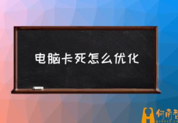 电脑死机怎么解决？(电脑卡死怎么优化)