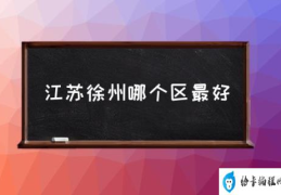 江苏徐州哪个区最好(江苏省有哪些全国百强区？)