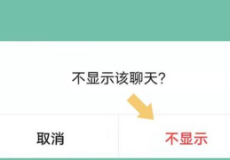 微信不显示该聊天什么意思？对方知道吗？