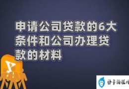 小额贷款公司审批条件(公司小额贷款需要什么条件)