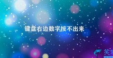 键盘右边数字按不出来(键盘右边数字键无法输出怎么办)