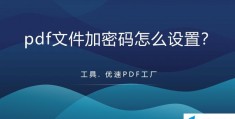 怎么给文档加密码(pdf文件加密码设置方法)