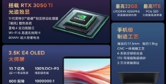 3.5K大师屏+RTX(3050Ti！小米笔记本Pro,X开启预约：7999元起)