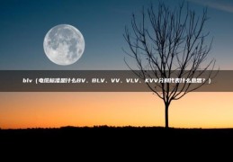 blv（电缆标准是什么BV、BLV、VV、VLV、KVV分别代表什么意思？）