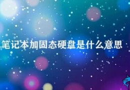 笔记本加固态硬盘是什么意思(笔记本固态硬盘的安装与升级)