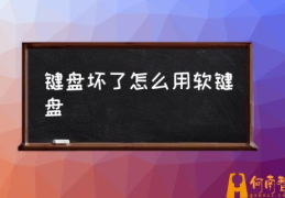 如何使用电脑软键盘打字？(键盘坏了怎么用软键盘)