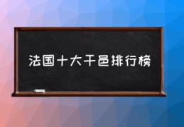 法国十大干邑排行榜(4大干邑品牌如何选择？)