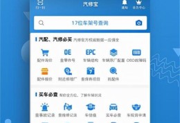 汽车配件型号查询app(查配件专业汽配查询平台)