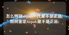 怎么辨别airpods一代是不是正品(如何鉴定Airpods是不是正品)