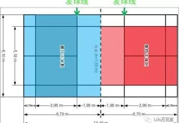 羽毛球入门规则介绍(双打羽毛球规则边界线图解)