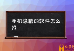 怎样显示隐藏的文件夹？(手机隐藏的软件怎么找)