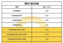 哪吒V新增车型上市6.09万元起(哪吒新能源汽车值不值得购买)