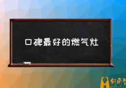 哪个燃气热水器品牌比较好？(口碑最好的燃气灶)