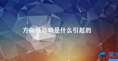 方向机异响是什么引起的(方向机异响的原因及处理方法)