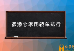 2021家庭车排名？(最适合家用轿车排行)