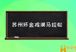 金鸡湖马拉松2021年龄？(苏州环金鸡湖马拉松)