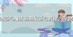 创造与魔法前期最适合抓什么宠物(有什么特点)