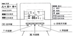 西门子空调面板怎么调温度(中央空调控制面板使用方法)