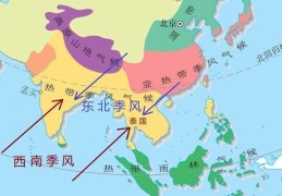 东南亚的气候类型及特点?东南亚气候特征有利于什么的生长?