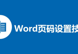 word如何设置页码格式(word设置自由编辑页码)