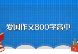 爱国作文800字高中(有关爱国作文范文)