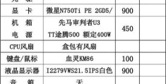 一体机电脑配置单(如何挑选适合自己的一体机电脑配置)