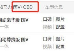 obd是不是国六的车辆都会安装（很多国V车型后面加的OBD是什么意思）