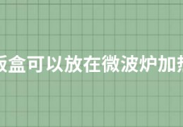 胶饭盒可以放在微波炉加热吗