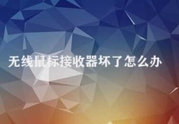 无线鼠标接收器坏了怎么办(无线鼠标接收器坏了怎么办)