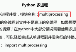 如何在Python3.5中使用多进程