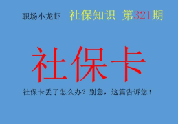 社保卡怎么在微信补办(社保卡在哪里补办)