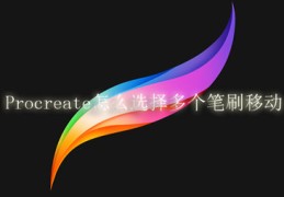 Procreate怎么选择多个笔刷移动