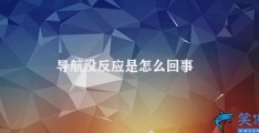 导航没反应是怎么回事(导航反应异常原因探寻)