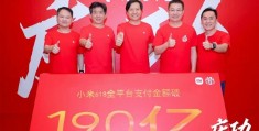 小米618支付金额破190亿(卢伟冰：小米六款手机牢牢卡住1000-5000价位)