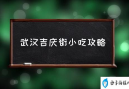 武汉吉庆街小吃攻略(吉庆街的介绍？)