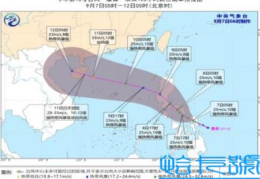 第13号台风“康森”路径图(第13号台风最新消息2021)