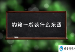 钓箱一般装什么东西(钓箱的用途是什么？)