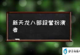 新天龙八部段誉扮演者(段誉演员？)