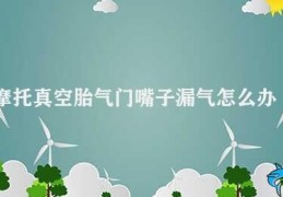 摩托真空胎气门嘴子漏气怎么办(摩托车真空胎气门嘴子漏气疑难解答)