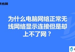 电脑有网为什么显示(电脑无法访问网站可能是网络连接问题)