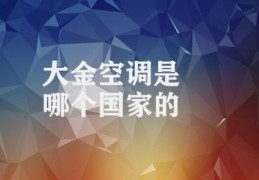 大金空调是哪个国家的(大金空调背后的故事)