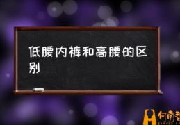 低腰内裤和高腰的区别(低腰内裤正确穿法？)