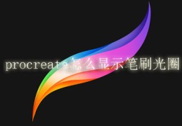 procreate怎么显示笔刷光圈